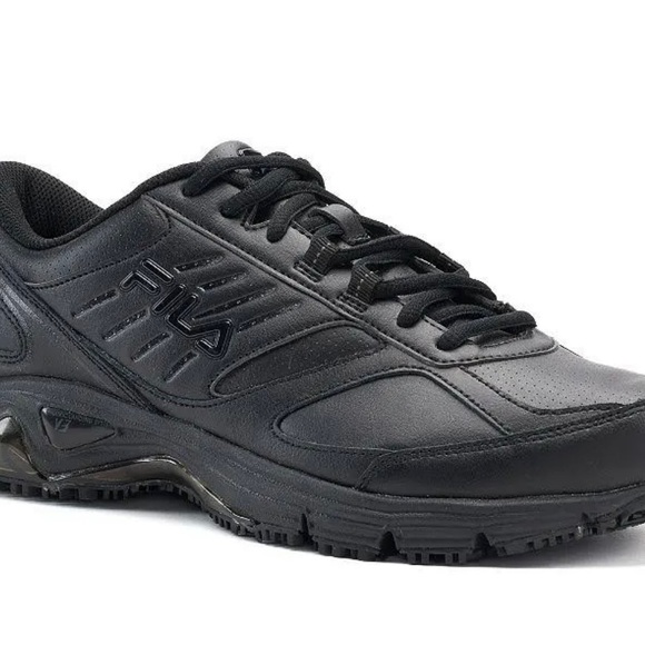 New FILA WOMEN’S MEMORY FLUX SLIP RESISTANT SLIP RESISTANT SHOES SIZE: 8.5 WIDE - Picture 1 of 8